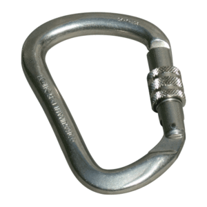 Edelstahl Karabiner - Schraubverschluss